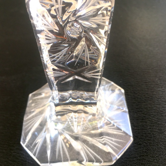 Crystal Candle Stick Holder 6” - Picture 3 of 8